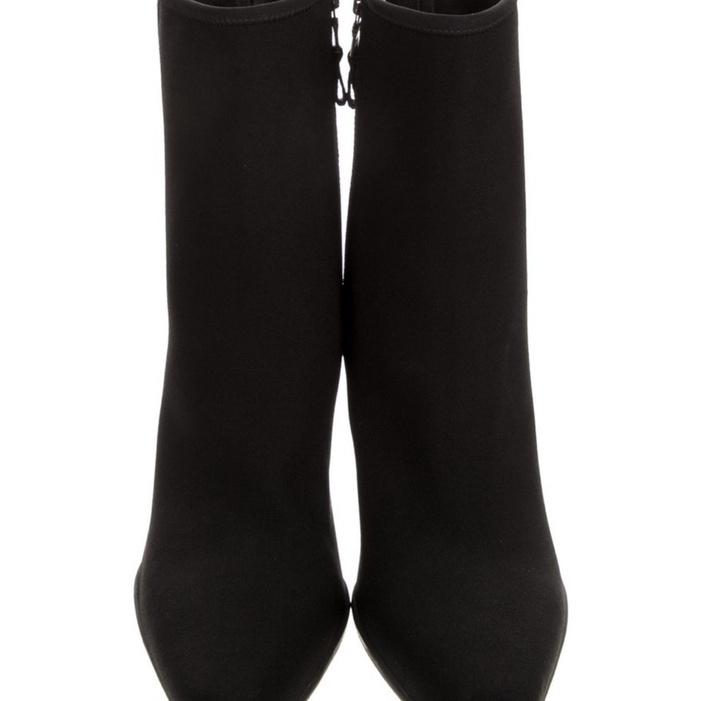 Prada Black Heeled Boots with Sleek Design - Picture 3 of 4